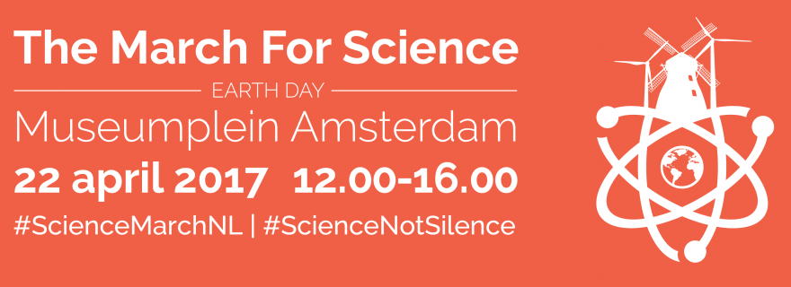 Join the March for Science NL on 22 April in Amsterdam